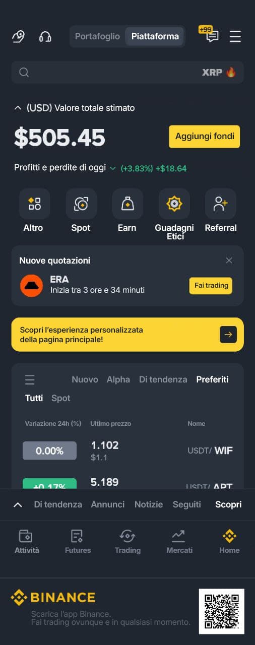 Risultati trading automatico