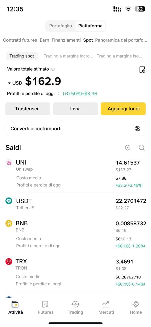 Nordiqo trading platform dashboard